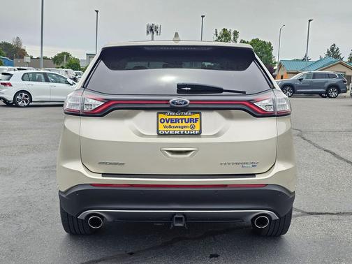 White Gold Metallic 2018 Ford Edge Titanium