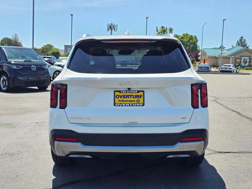 Snow White Pearl 2025 Kia Sorento Hybrid EX
