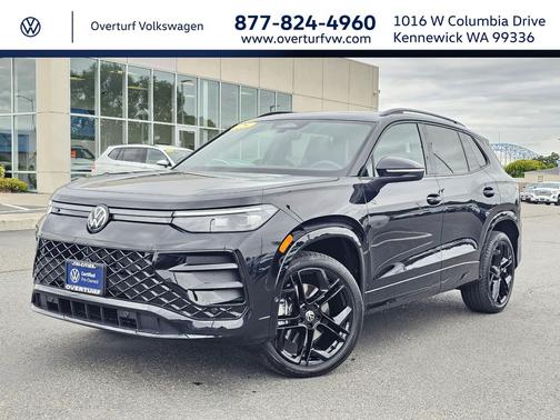 Deep Black Pearl 2025 Volkswagen Tiguan 2.0T SE R-Line Black 4MOTION