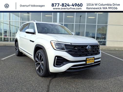Opal White Pearl 2026 Volkswagen Atlas 2.0T SEL Premium R-Line 4MOTION