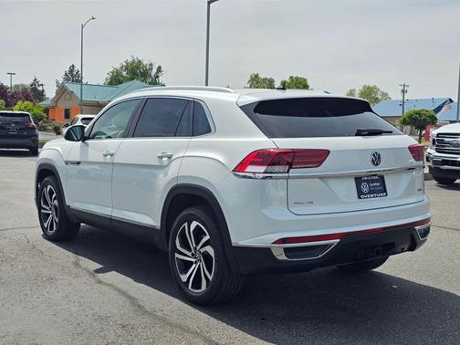 Opal White 2023 Volkswagen Atlas Cross Sport 3.6L V6 SEL