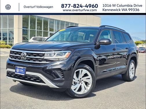 Deep Black 2023 Volkswagen Atlas 3.6L SE w/Technology
