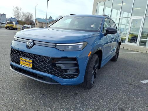 monterey blue pearl 2026 Volkswagen Tiguan 2.0T SE R-Line Black 4MOTION