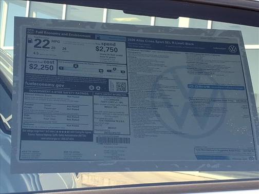 2026 Volkswagen Atlas Cross Sport 2.0T SEL