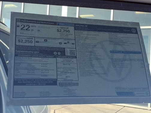 2026 Volkswagen Atlas 2.0T SE