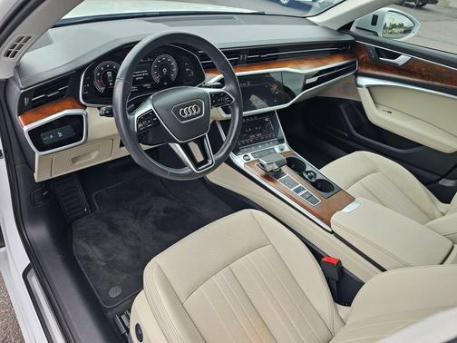 Glacier White Metallic 2023 Audi A6 45 Premium Plus