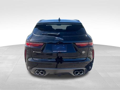 Santorini Black 2021 Jaguar F-PACE SVR P550 AWD Automatic