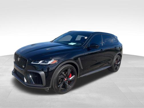 Santorini Black 2021 Jaguar F-PACE SVR P550 AWD Automatic