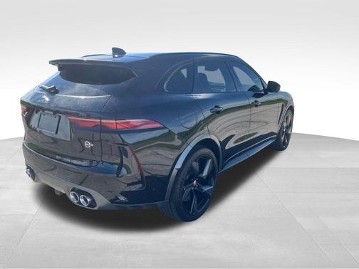 Santorini Black 2021 Jaguar F-PACE SVR P550 AWD Automatic