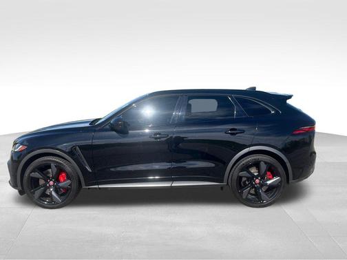 Santorini Black 2021 Jaguar F-PACE SVR P550 AWD Automatic