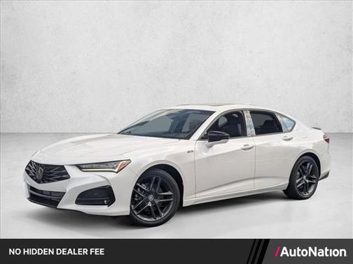 Platinum White Pearl 2025 Acura TLX A-Spec