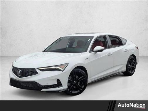 Platinum White Pearl 2026 Acura Integra FWD A-Spec with Technology