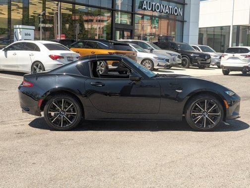 Jet Black Mica 2025 Mazda MX-5 Miata RF Grand Touring