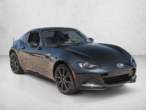 Jet Black Mica 2025 Mazda MX-5 Miata RF Grand Touring