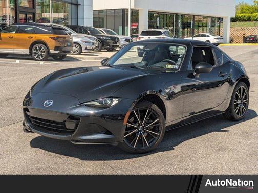 Jet Black Mica 2025 Mazda MX-5 Miata RF Grand Touring