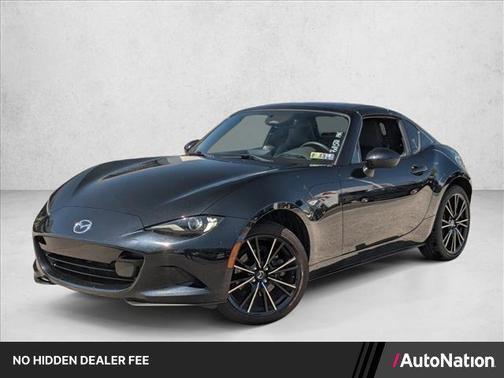 Jet Black Mica 2025 Mazda MX-5 Miata RF Grand Touring