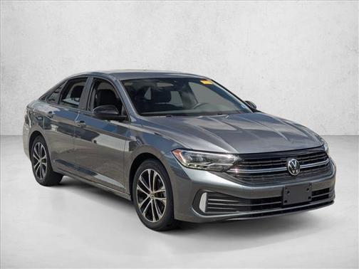 Platinum Gray Metallic 2024 Volkswagen Jetta 1.5T Sport