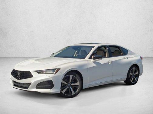 Platinum White Pearl 2025 Acura TLX Technology
