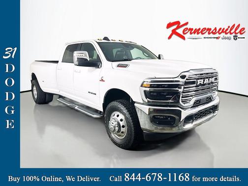 Bright White Clearcoat 2026 RAM 3500 Laramie Crew Cab 4x4 8' Box