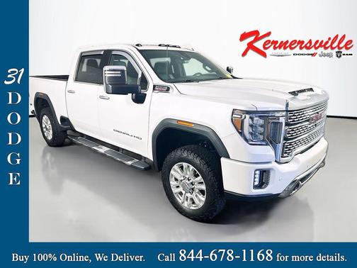 White Frost Tricoat 2020 GMC Sierra 3500 Denali