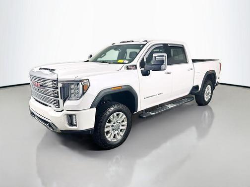 White Frost Tricoat 2020 GMC Sierra 3500 Denali