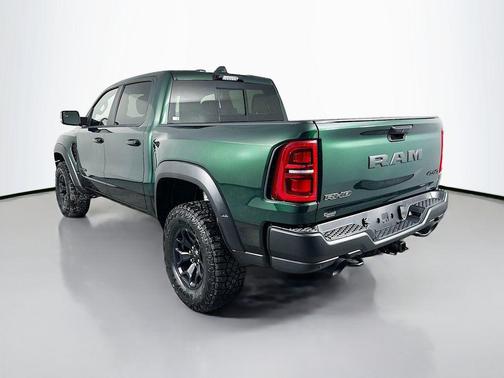 Serrano Green Metallic 2026 RAM 1500 RHO Crew Cab 4x4 5'7' Box