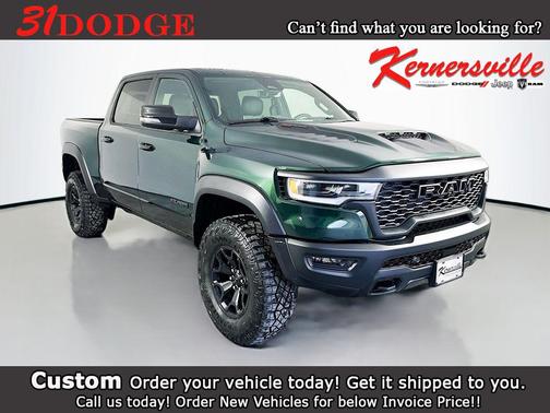 Serrano Green Metallic 2026 RAM 1500 RHO Crew Cab 4x4 5'7' Box