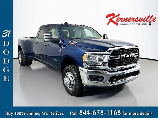 Patriot Blue Pearlcoat 2024 RAM 3500 Big Horn Crew Cab 4x4 8' Box