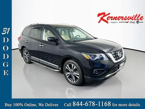 Magnetic Black Pearl 2020 Nissan Pathfinder Platinum 4WD