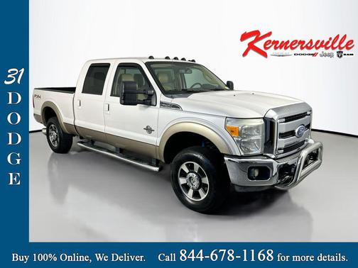 WHITE PLATINUM MET TRI-COAT 2011 Ford F-250 Lariat