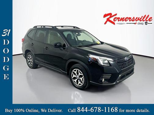 Crystal Black Silica 2023 Subaru Forester Premium