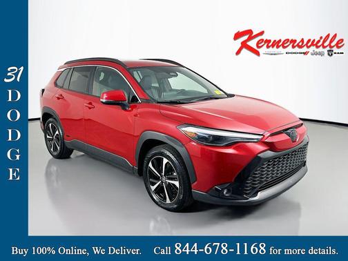 Barcelona Red Metallic 2024 Toyota Corolla Hybrid SE