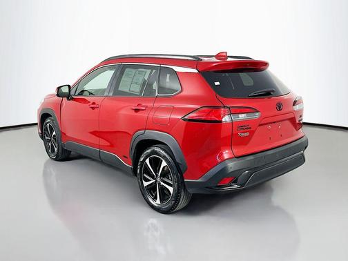 Barcelona Red Metallic 2024 Toyota Corolla Hybrid SE