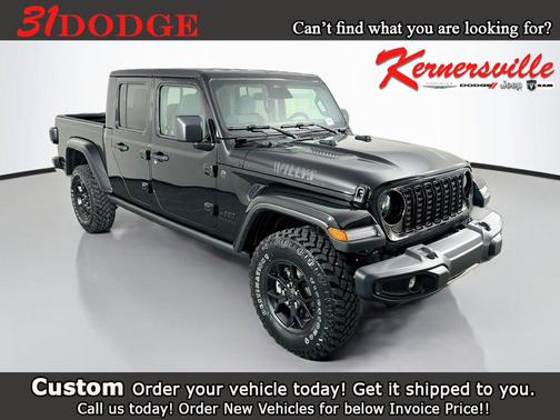 Black Clearcoat 2027 Jeep Gladiator Willys