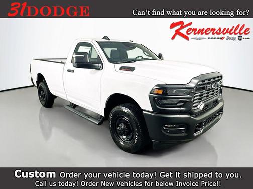 Bright White Clearcoat 2025 RAM 2500 Tradesman Regular Cab 4x2 8' Box