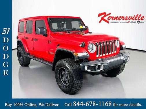 Firecracker Red Clearcoat 2021 Jeep Wrangler Unlimited Sahara