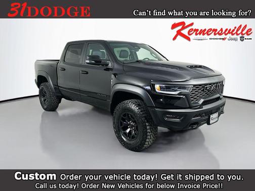 Diamond Black Crystal Pearlcoat 2026 RAM 1500 RHO Crew Cab 4x4 5'7' Box