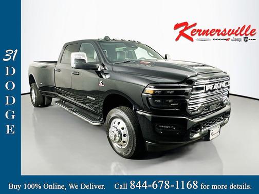 Diamond Black Crystal Pearlcoat 2025 RAM 3500 Laramie Crew Cab 4x4 8' Box