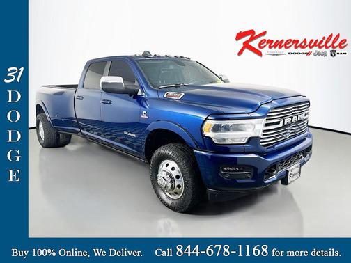 Patriot Blue Pearlcoat 2021 RAM 3500 Laramie Crew Cab 4x4 8' Box