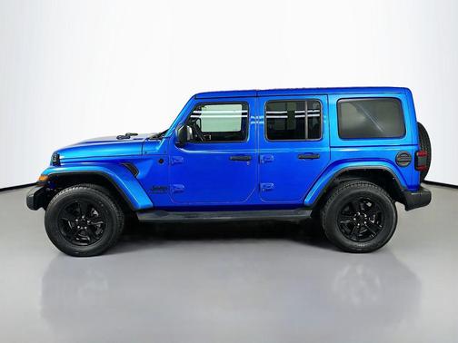 Hydro Blue Pearlcoat 2021 Jeep Wrangler Unlimited Sahara