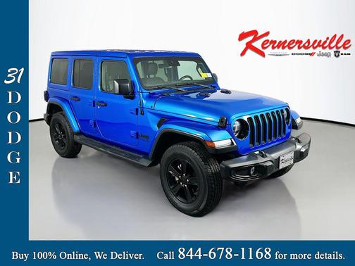 Hydro Blue Pearlcoat 2021 Jeep Wrangler Unlimited Sahara