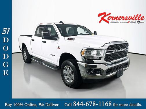 Bright White Clearcoat 2024 RAM 2500 Big Horn Crew Cab 4x4 6'4' Box