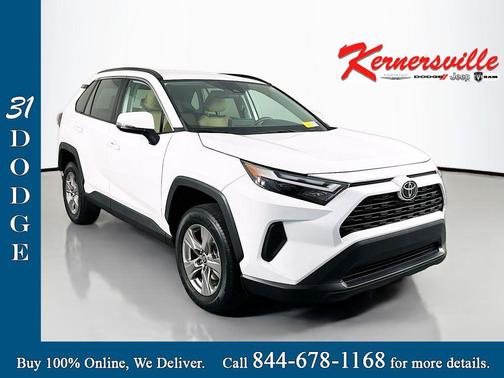 White 2022 Toyota RAV4 XLE