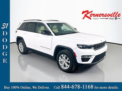 Bright White Clearcoat 2023 Jeep Grand Cherokee Limited