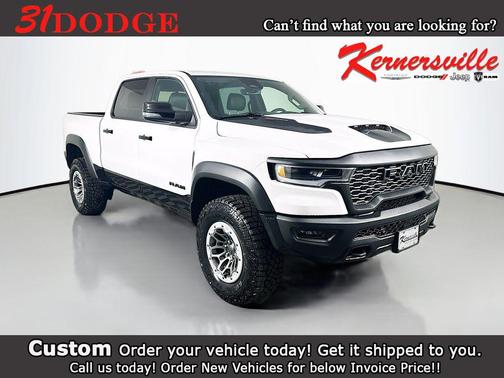 Bright White Clearcoat 2026 RAM 1500 RHO Crew Cab 4x4 5'7' Box