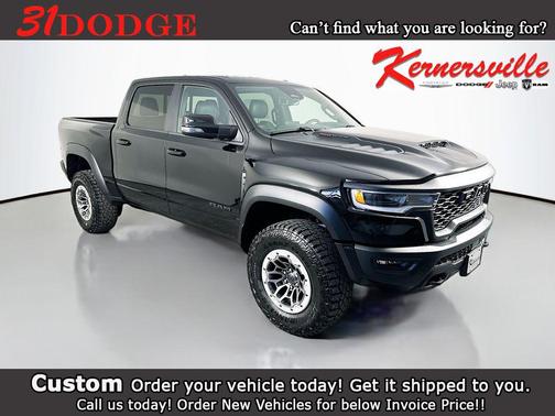 Diamond Black Crystal Pearlcoat 2026 RAM 1500 RHO Crew Cab 4x4 5'7' Box