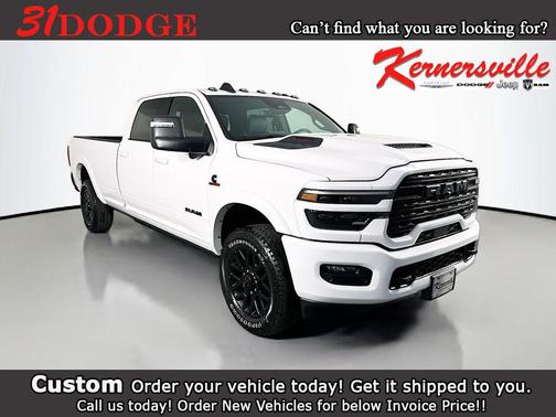 Bright White Clearcoat 2026 RAM 3500 Limited Crew Cab 4x4 8' Box
