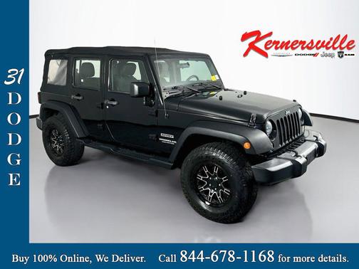 Black Clearcoat 2017 Jeep Wrangler Unlimited Sport