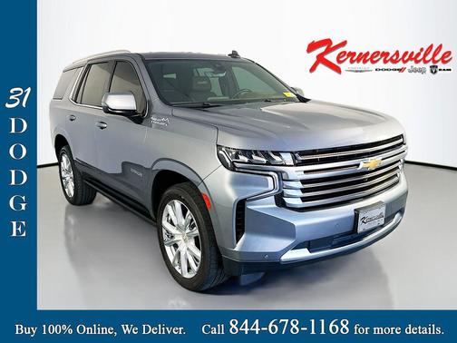 Satin Steel Metallic 2021 Chevrolet Tahoe 4WD High Country