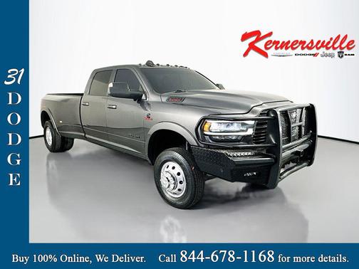 Granite Crystal Metallic Clearcoat 2021 RAM 3500 Laramie Crew Cab 4x4 8' Box